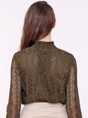 Lace Long Sleeves Top