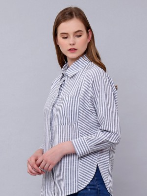 Long Sleeves Stripes Shirt