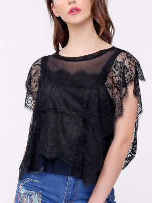 Laces Sheer Top 