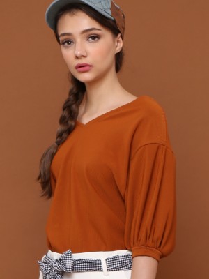 Puffy Sleeves Top