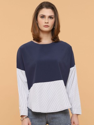 Two Tones Stripes Wide Top