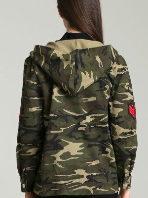 Hoodie Army Jacket
