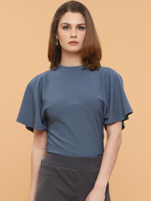 High Neck Wide Sleeves Top