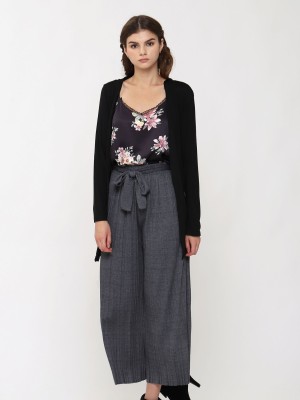 Pleats Culottes With Belt