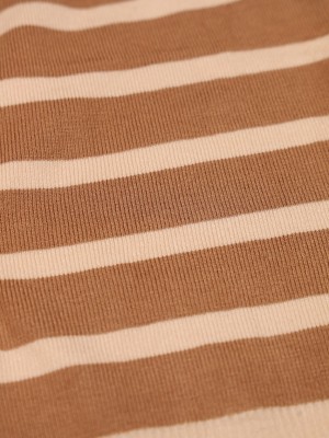 BFP Hori Stripes Knit crop top