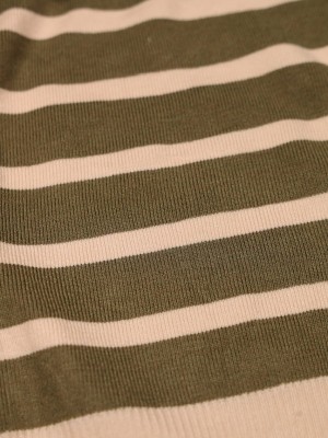 BFP Hori Stripes Knit crop top
