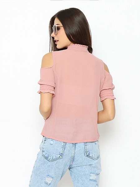 Lucky Charm Cold Shoulder Shirt