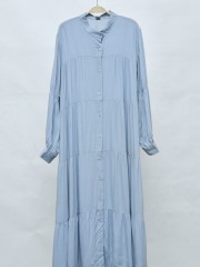 EID23 Tiered Maxi Shirt Dress RO1