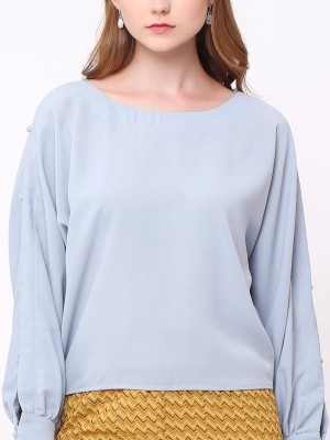 Buttons-Sleeve Top