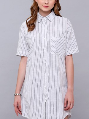 Stripes Shirt Dress