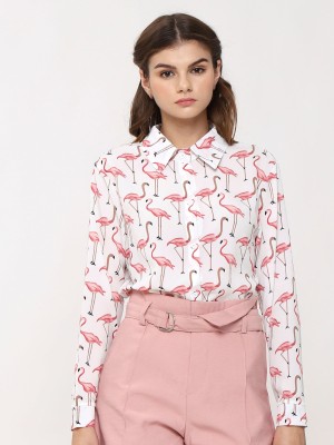 Long Sleeve Flamingos Shirt