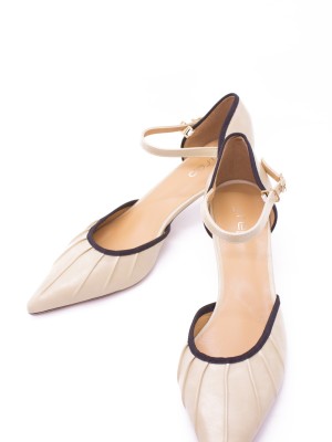 Mary Jane Ankle Strap Pointy Pumps