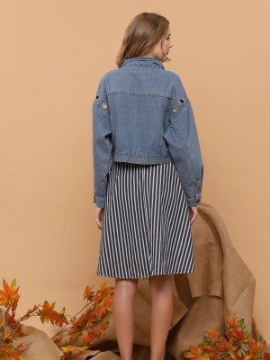 Stripes Flare Skirt