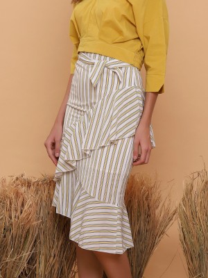 Layered Stripe Skirt