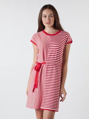 Pop Pattern Knitted Dress