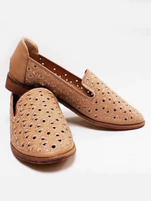 Oxford Embroidery Mules