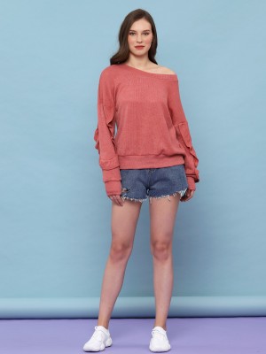 YOUTH Ruffles Sleeves Sweater