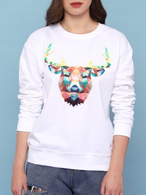 Abstract Deer Sweater