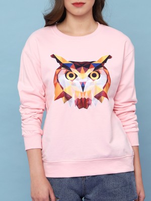 Abstract Owl Sweater