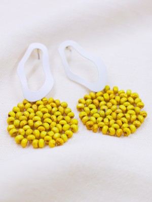 Mustard Bohem Earrings