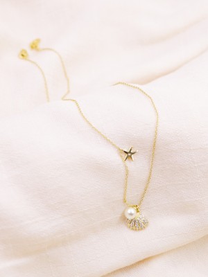 Sea Shell Star Fish Necklace