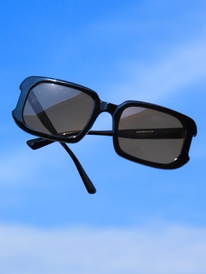 Square Frame Black Sunglasses
