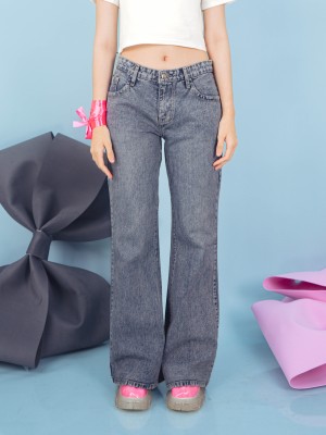 PT Wide Leg Blue Denim