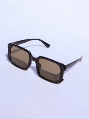 Square Frame Black Sunglasses