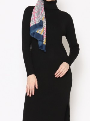 ANF High Neck Knitted Midi Dress