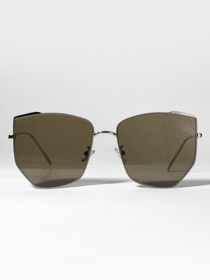 Sharp Edge Aviator Gold-tone Sunglasses