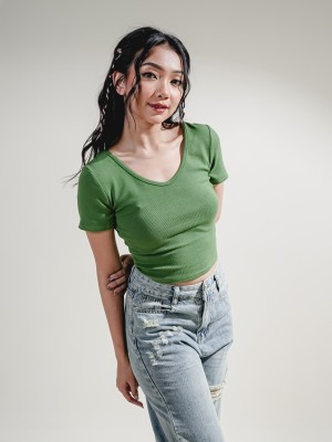 CORE 2 Way Wear Crop Tee