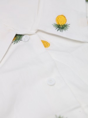 CNY Pineapple emboidered shirt