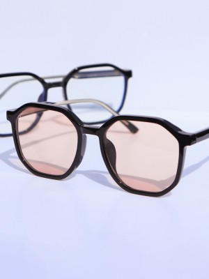 Square Frame Pink Shade Glasses