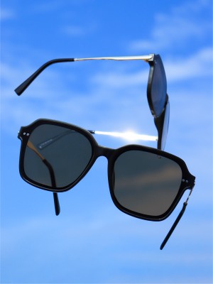 Square Frame Tortoiseshell Sunglasses