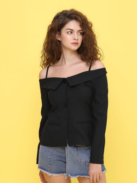 off shoulder blaze top