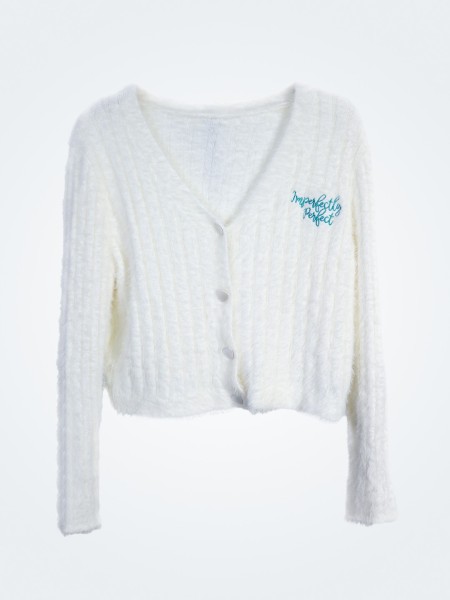 EA Imperfectly Perfect Fur Cardigan