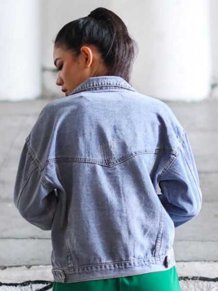 Scratch Light Denim Jacket