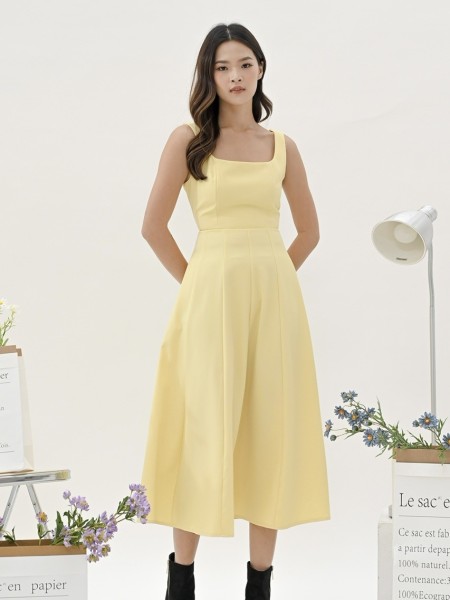Merry-go-round sleeveless dress