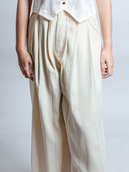 PT Pleated Wide Leg Pants