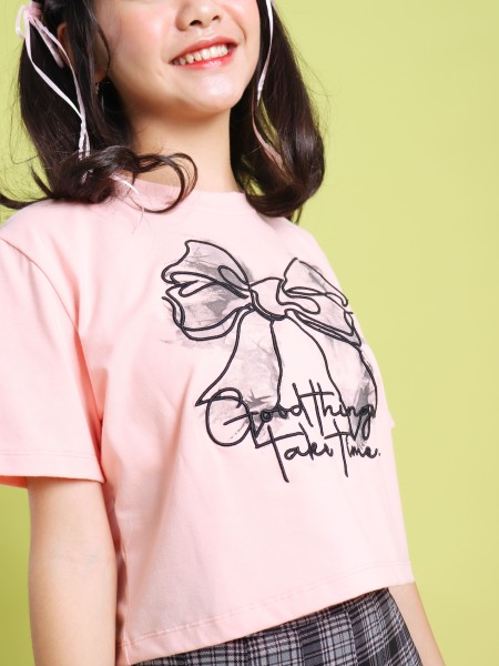 CORE Ribbon Embroidery Tee