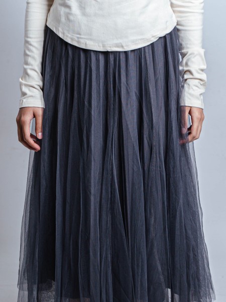 HT24 2 Way Wear Tulle Maxi Skirt RO1