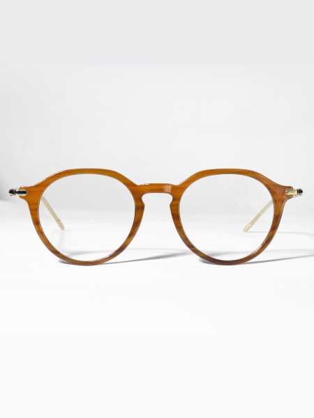 Amelia Tortoiseshell Clear Glasses