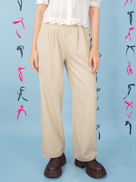 PT Zoe Elastic Waist Wide Leg Pants