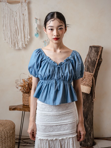 TW Abigail Puff Sleeves Top