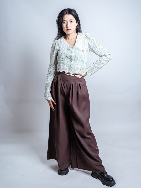 HT24 Clara Wide Leg High Waist Pants