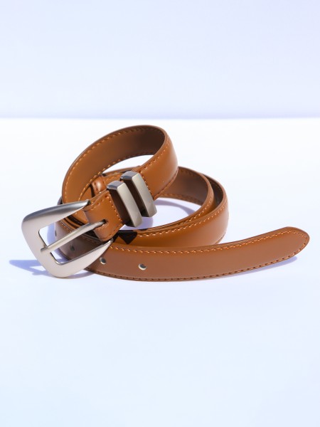 Holly Hock Leather Belt