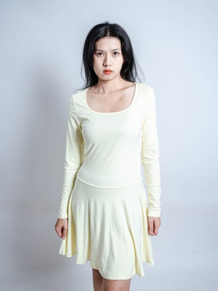 TT Square Neck Jersey Dress