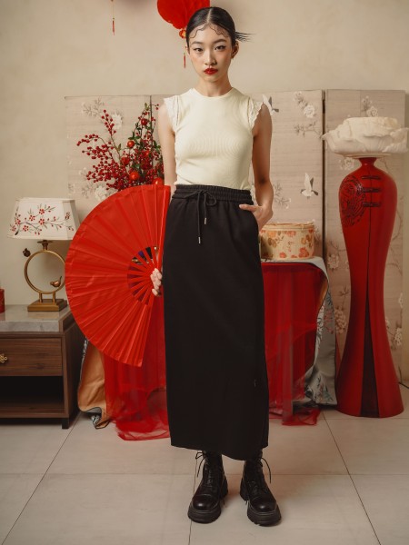 TT Jersey Maxi Skirt