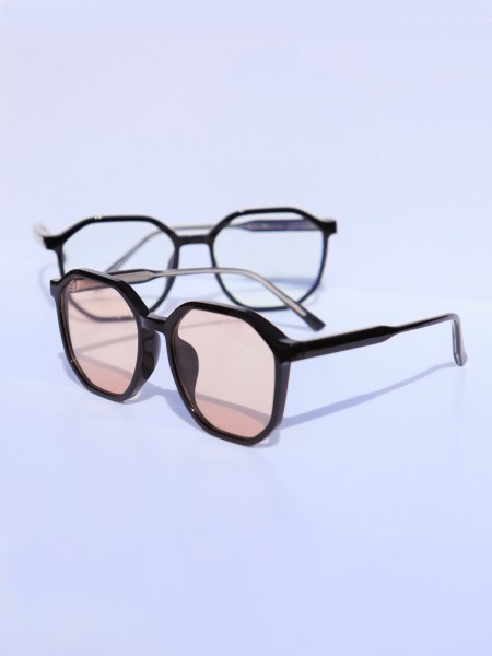 Square Frame Pink Shade Glasses