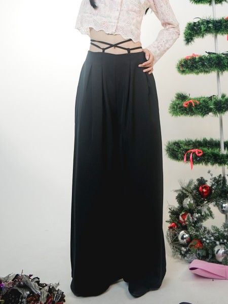 HT24 Clara Wide Leg High Waist Pants